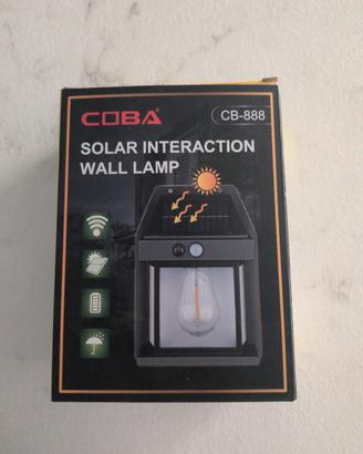 Lampada da muro a energia solare
