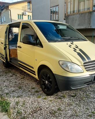furgone mercedes vito camperizzato moto