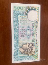 Banconota rara 500 lire serie mercurio