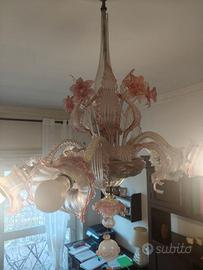 Lampadario vetro Murano