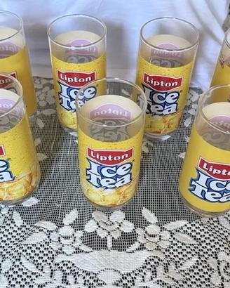 Set Di 7 Bicchieri Lipton Ice Tea