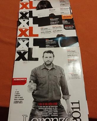 Set 10  riviste  XL la Repubblica   2010/11