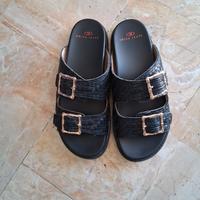 ciabatte nere Swish Jeans