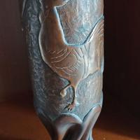 Vaso di bronzo arte da trincea