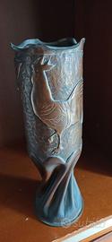 Vaso di bronzo arte da trincea