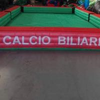 Calciobiliardo gonfiabile 7,8x4,8 con palloni