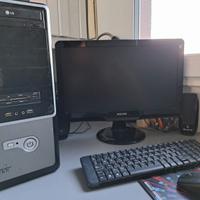 Computer PC Desktop completo con stampante/scanner