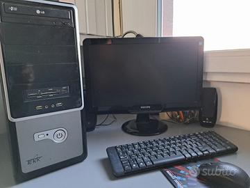 Computer PC Desktop completo con stampante/scanner