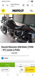 ducati Monster 600 dark 2001
