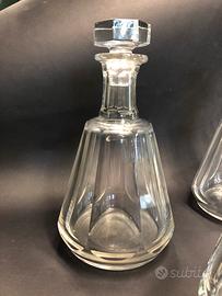 Baccarat cristallo caraffa e bottiglia