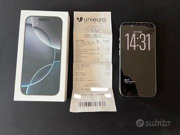 iPhone 16 Pro 128GB Bianco Titanio
