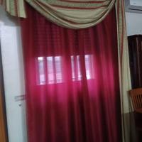 Tenda (2 teli),calata e 2 bastoni in ferro battuto