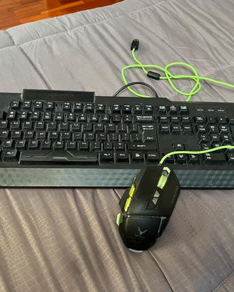 Tastiera gaming MK4 e mouse GM2