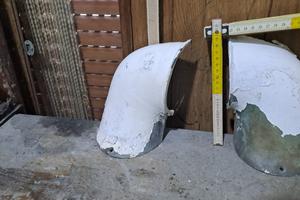 prese d'aria in ottone navale