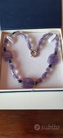 collier in quarzo ametista