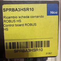 Scheda cancello NICE