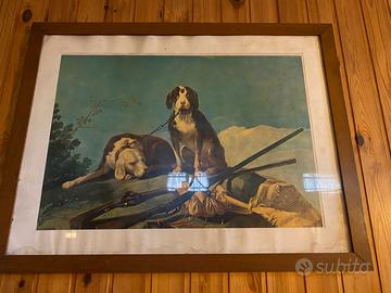 Quadro scena di Caccia