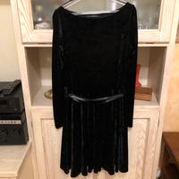 Abito vellutino nero LE STREGHE tg M