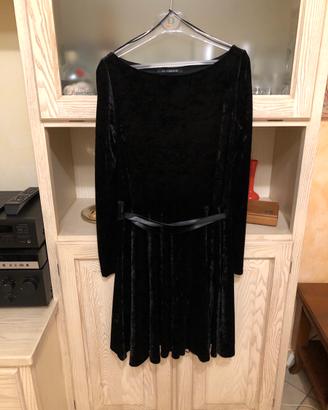 Abito vellutino nero LE STREGHE tg M