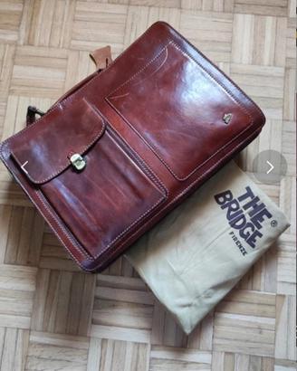 Borsa  a tracolla vintage in cuoio