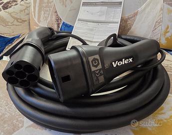 Cavo Ricarica Volex 22kW Tipo 2 Trifase e monofase