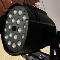 Coppia Par Led 18x18watt Zoom Motorizzato