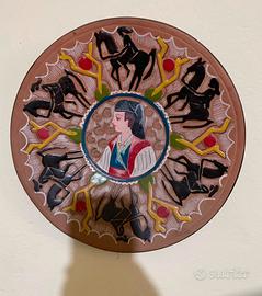 Antico piatto Ceramica Sarda