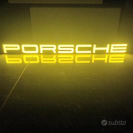 Insegna luminosa a LED Porsche 65 cm