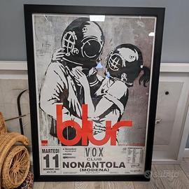 Poster concerto Blur Vox club Nonantola Modena