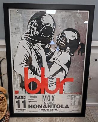 Poster concerto Blur Vox club Nonantola Modena