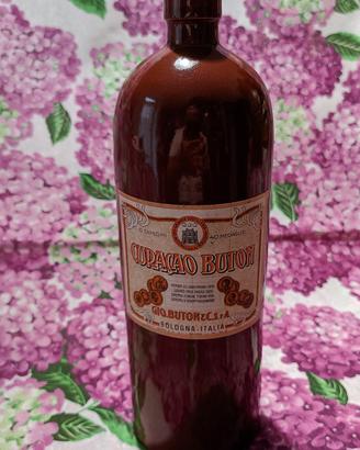 Bottiglia da liquore in porcellana vintage