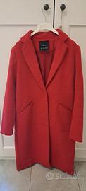 Cappotto donna rosso Bershka taglia S