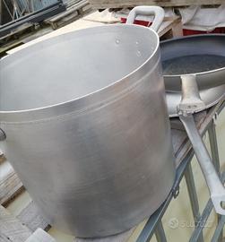 PENTOLONE CON DUE PADELLE PRO DIAMETRO 40CM