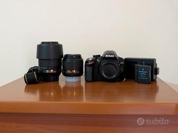 Nikon D3200 più due obiettivi