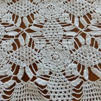 Merletto realizzato con uncinetto