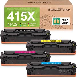 Toner 415X per HP M479 M454 con chip 4 colori