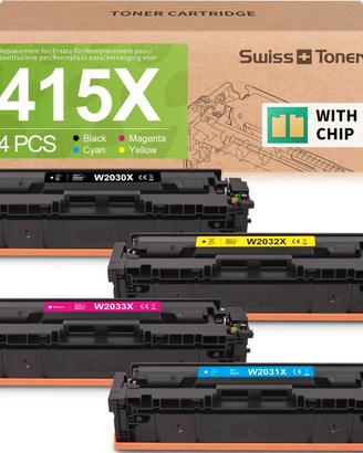 Toner 415X per HP M479 M454 con chip 4 colori