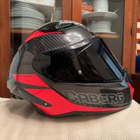 CASCO CABERG DRIFT EVO 2 CARBON NOVA ROSSO