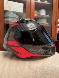 CASCO CABERG DRIFT EVO 2 CARBON NOVA ROSSO