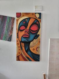 Quadro colori acrilici 80x40 cm