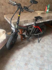 Bicicletta elettrica minimax argento