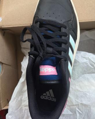 Adidas nere azzurre rosa taglia 40