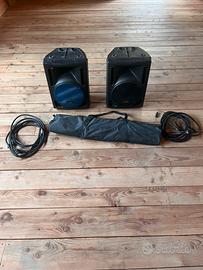 Kit Audio MPE DJ-10A Attive + 2 Stativi + Cavi
