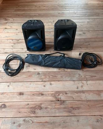 Kit Audio MPE DJ-10A Attive + 2 Stativi + Cavi