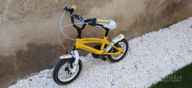 bici 12" bimbo bimba con rotelle " Ferrari"