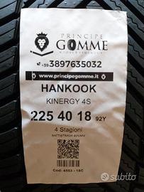 2 gomme 225 40 18 hankook a4553