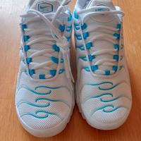 👟 Nike Air Max Plus Tn White/Blue Fury – Taglia 4
