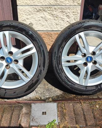 Cerchi + gomme Fiat 15" pollici 185/55 R1