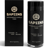 Sapiens Fibre di Cheratina Nero – Volume immediato