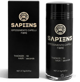 Sapiens Fibre di Cheratina Nero – Volume immediato